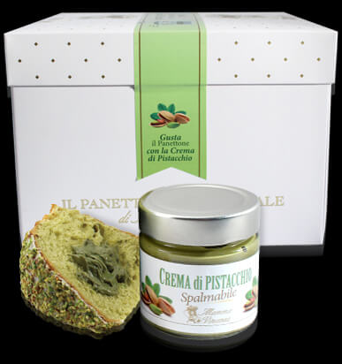 Panettone à la Crème de Pistache Emballage Rustique 750G – L